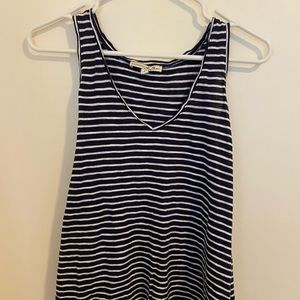 Cotton striped tank top